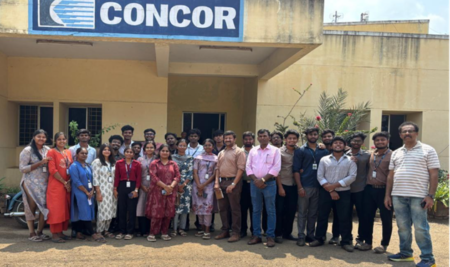 Industrial visit to CONCOR, Coimbatore